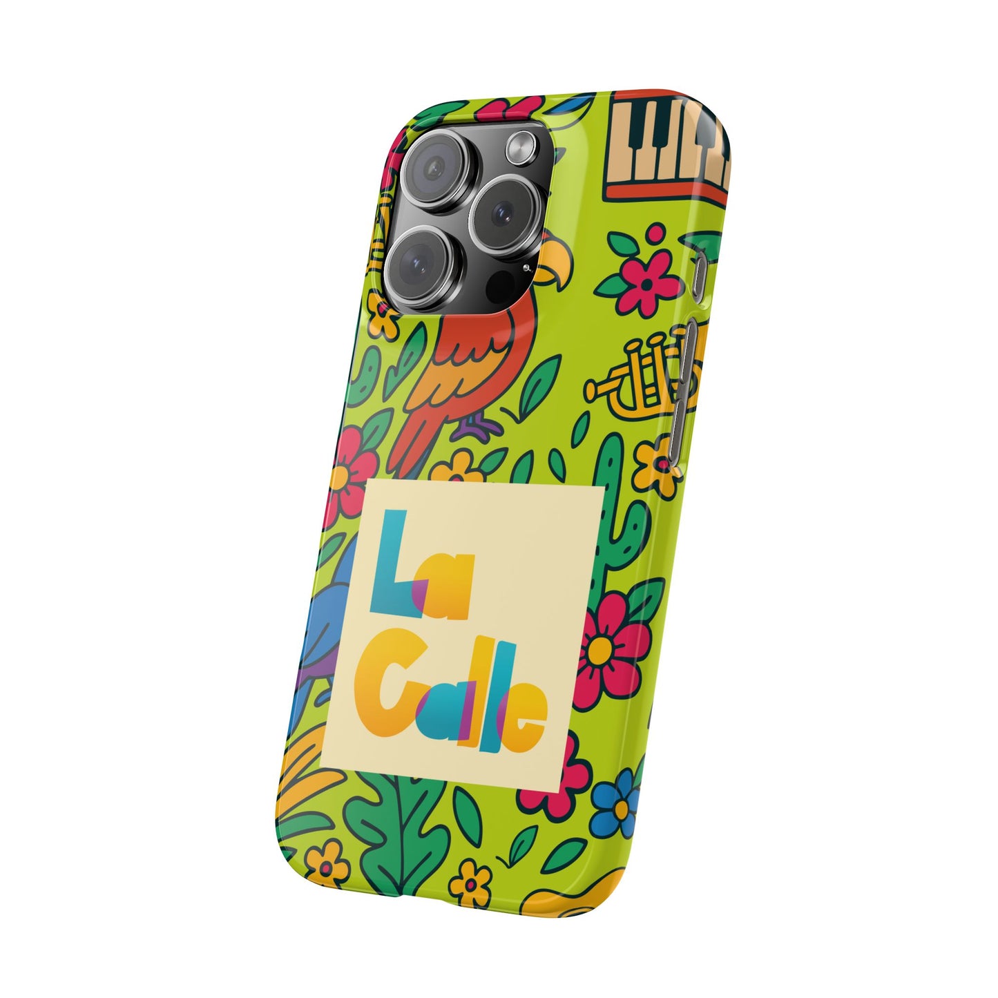 Slim Phone Case – Electric Verde by La Calle Band