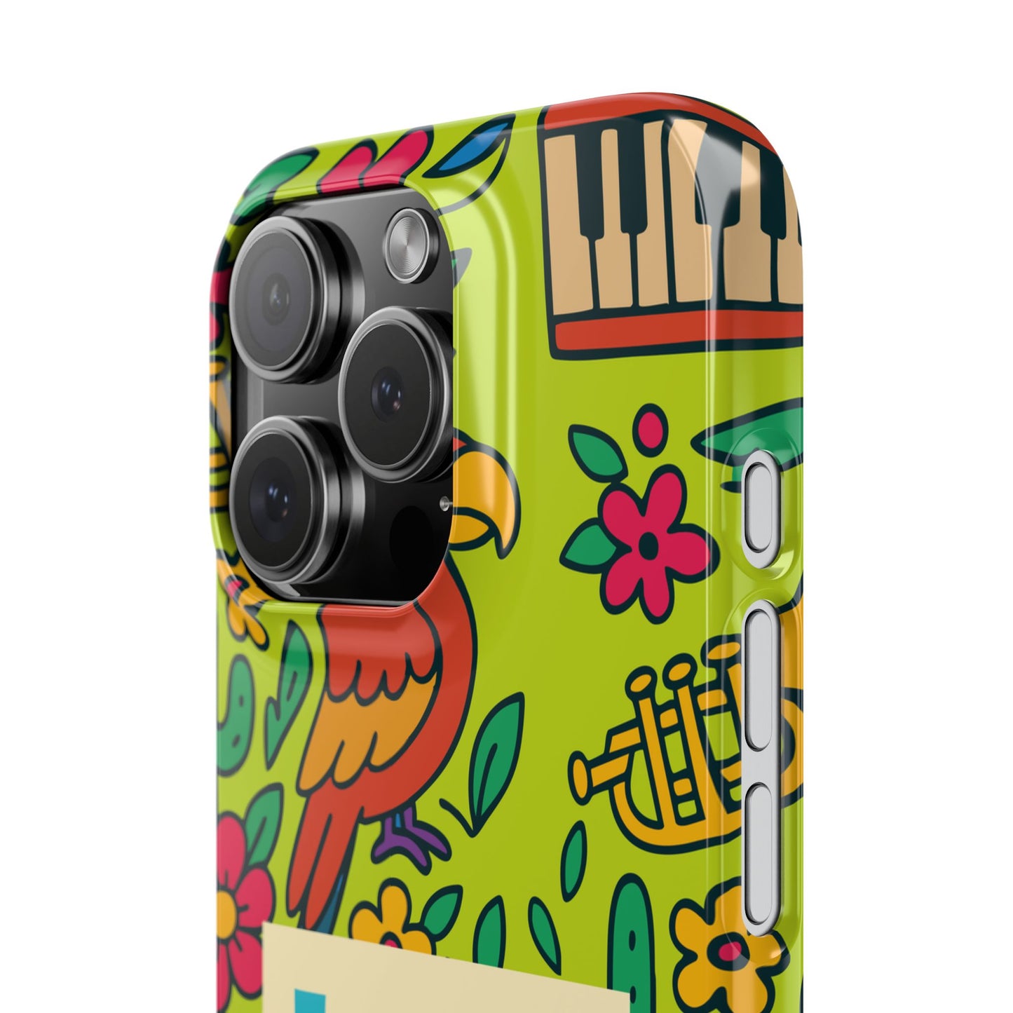 Slim Phone Case – Electric Verde by La Calle Band
