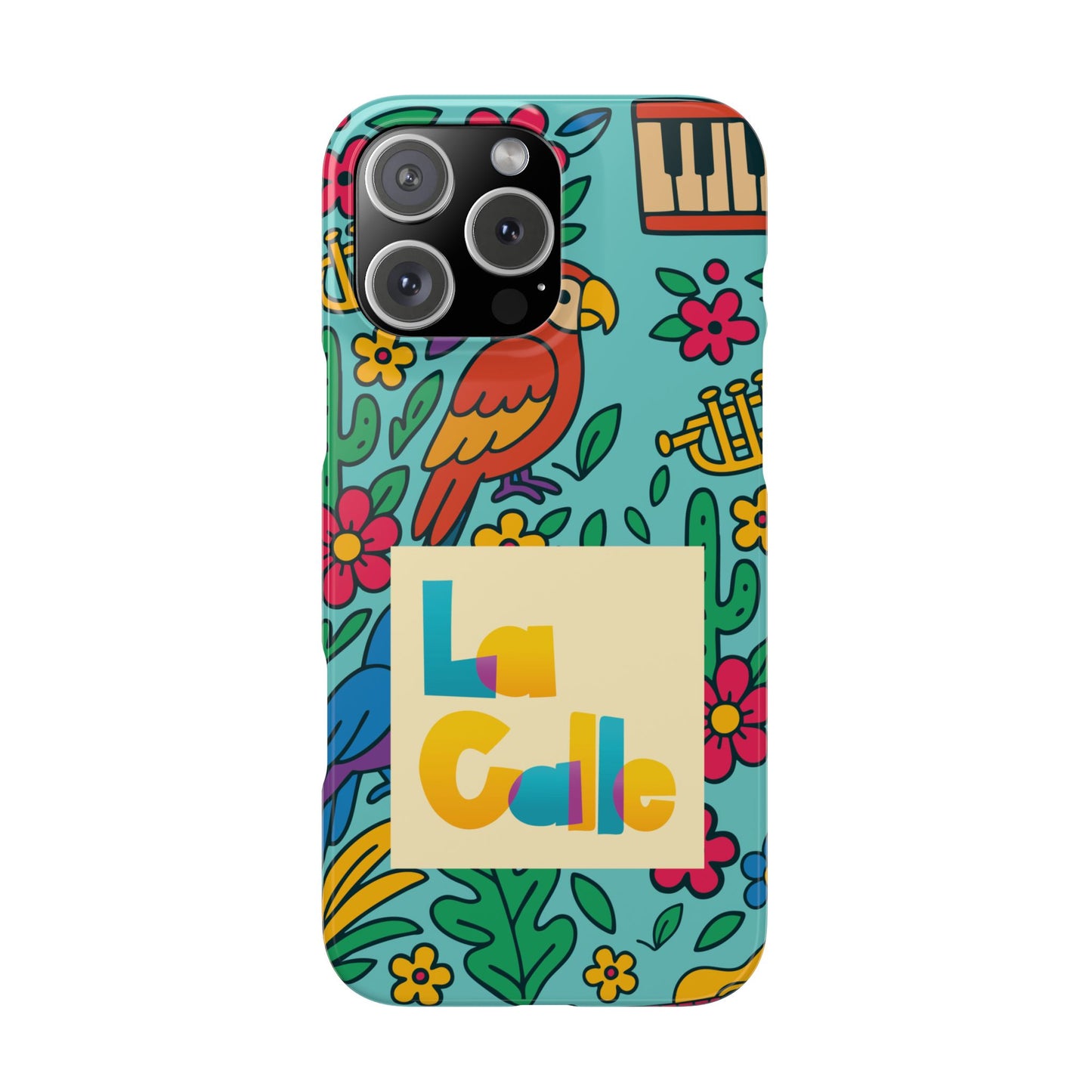 Slim Phone Case – Calle Azul by La Calle Band