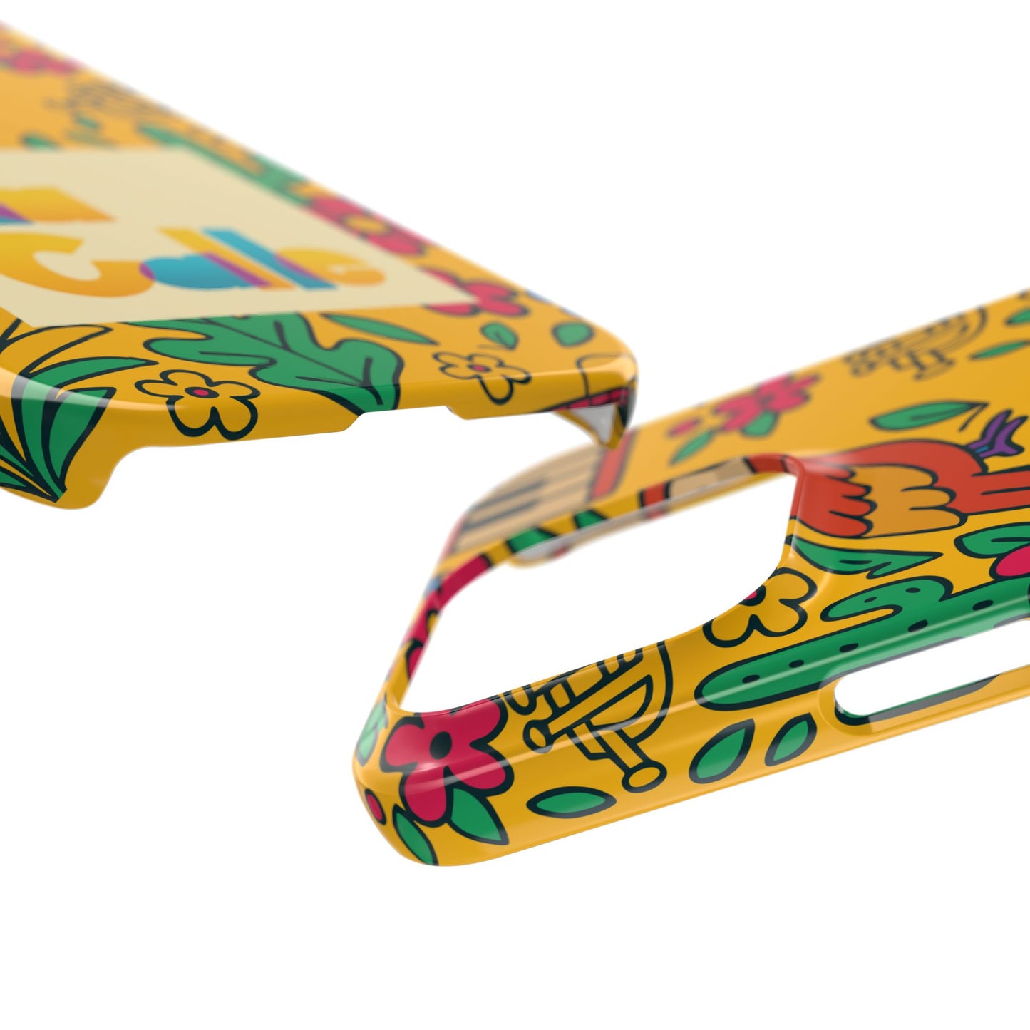 Slim Phone Case – Amarillo Ritmo by La Calle Band