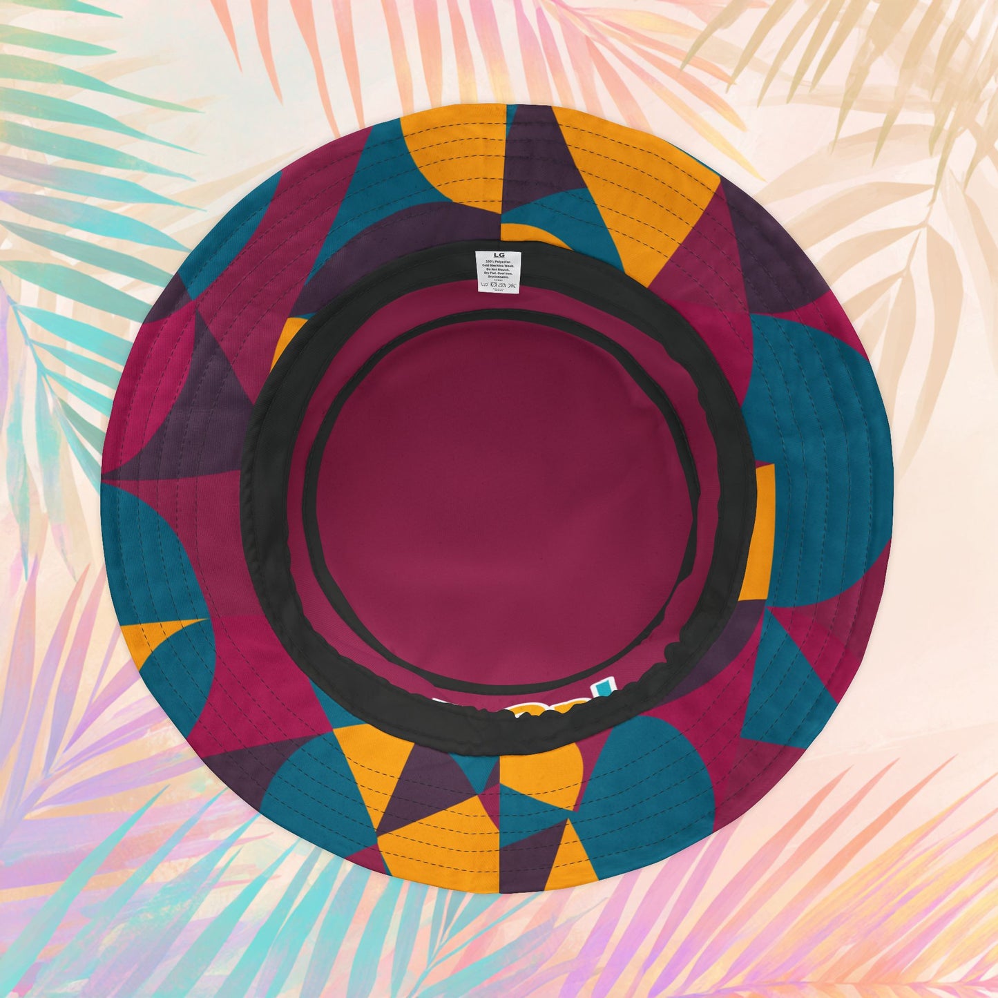 La Calle Bucket Hat – Deep Rose