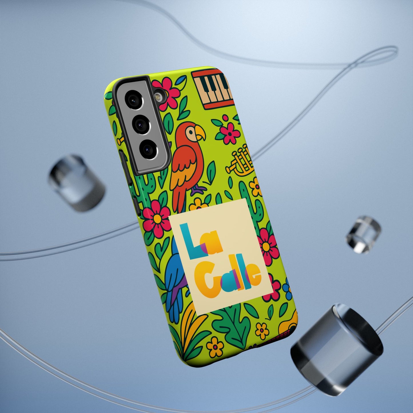 Impact-Resistant Phone Case – Electric Verde by La Calle Band