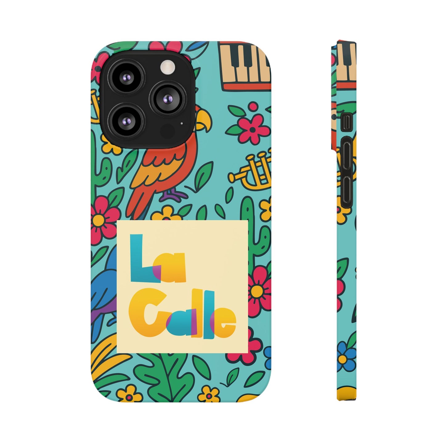 Slim Phone Case – Calle Azul by La Calle Band