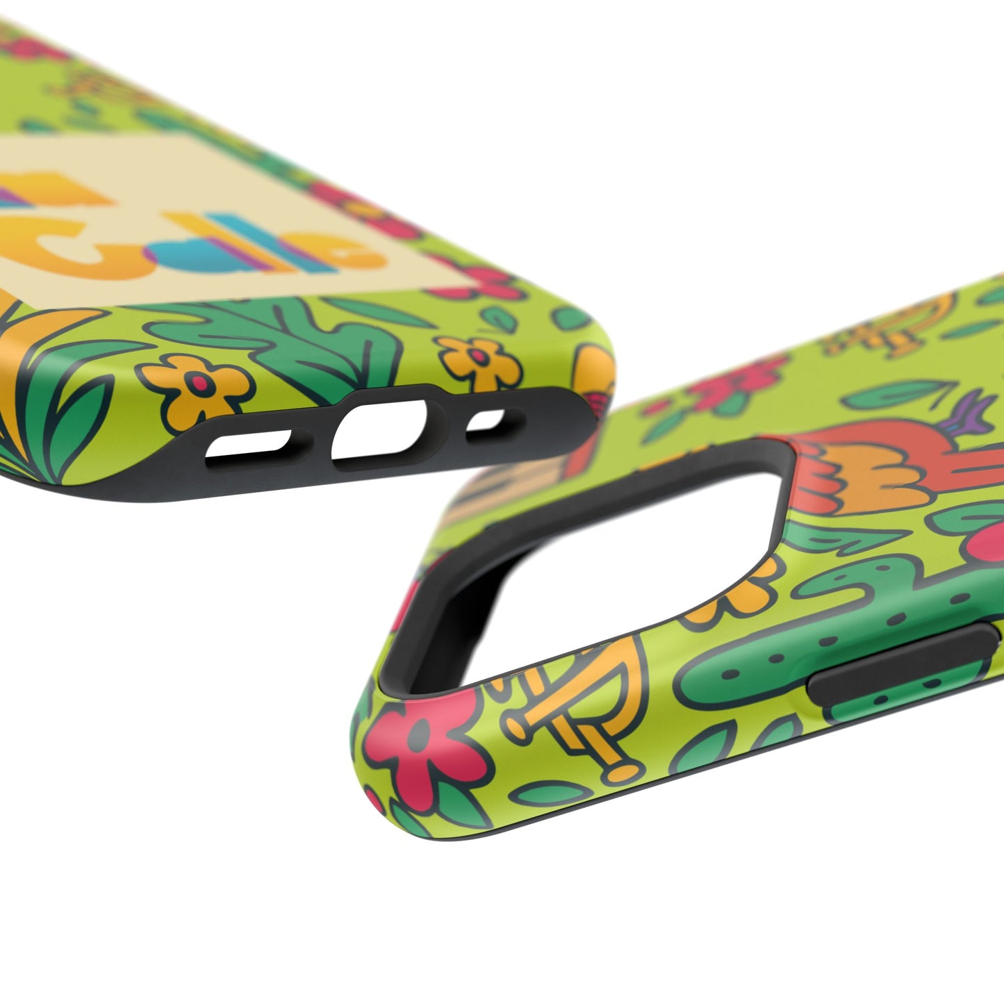 Impact-Resistant Phone Case – Electric Verde by La Calle Band