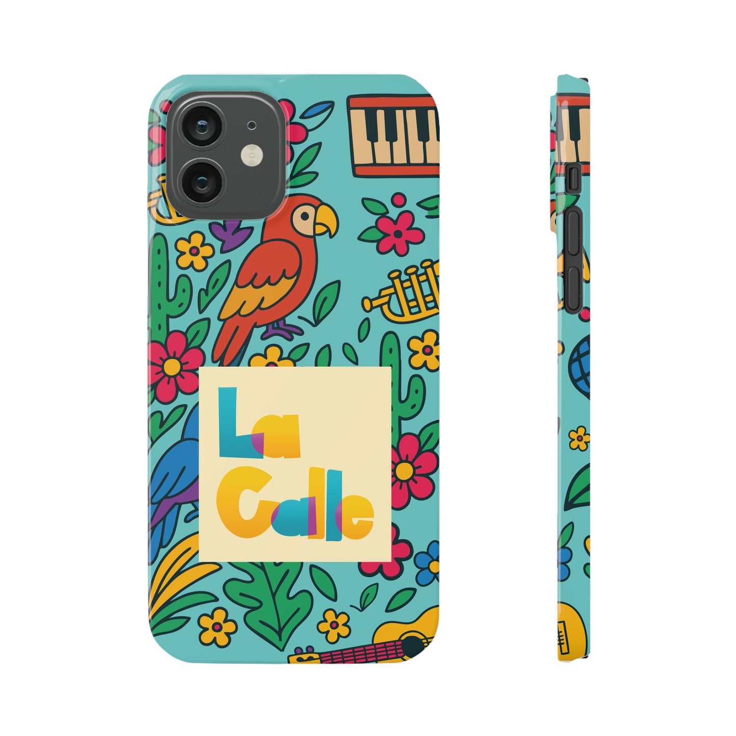 Slim Phone Case – Calle Azul by La Calle Band