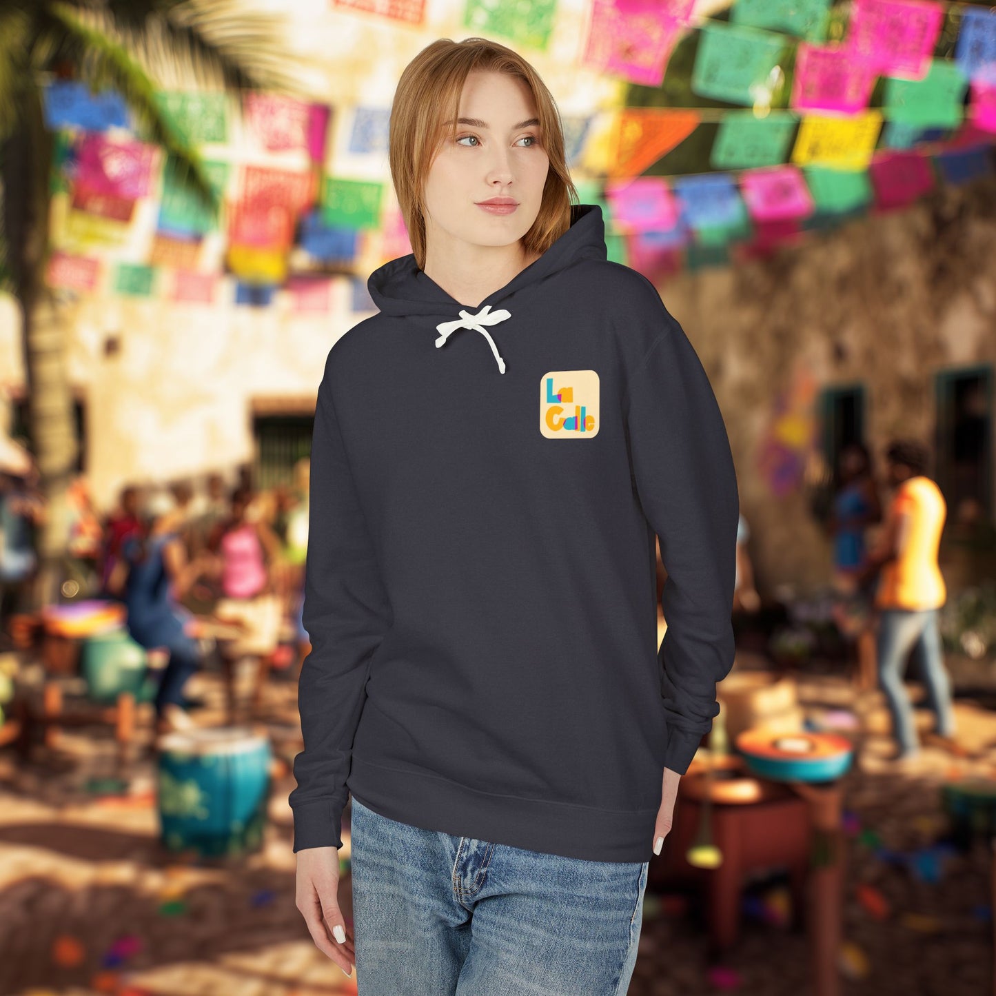 Ritmo. Amor. Familia. Unisex Garment-Dyed Hoodie