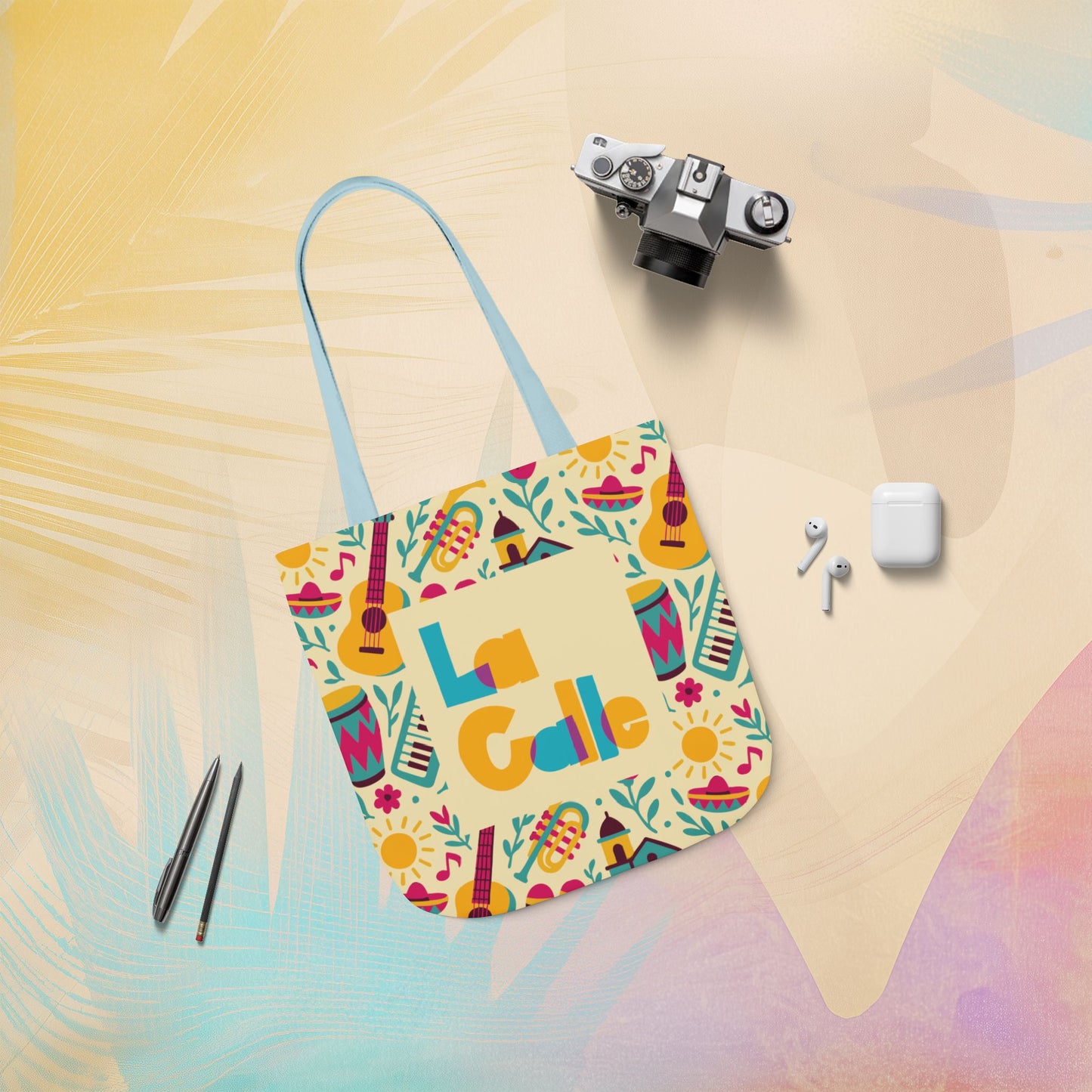 Calle Fiesta Canvas Tote Bag