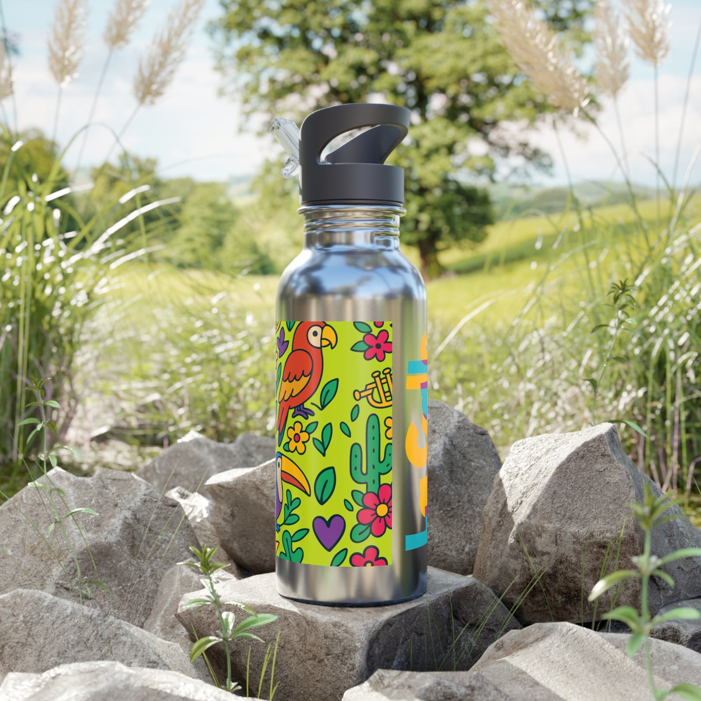 Electric Verde Stainless Steel Water Bottle