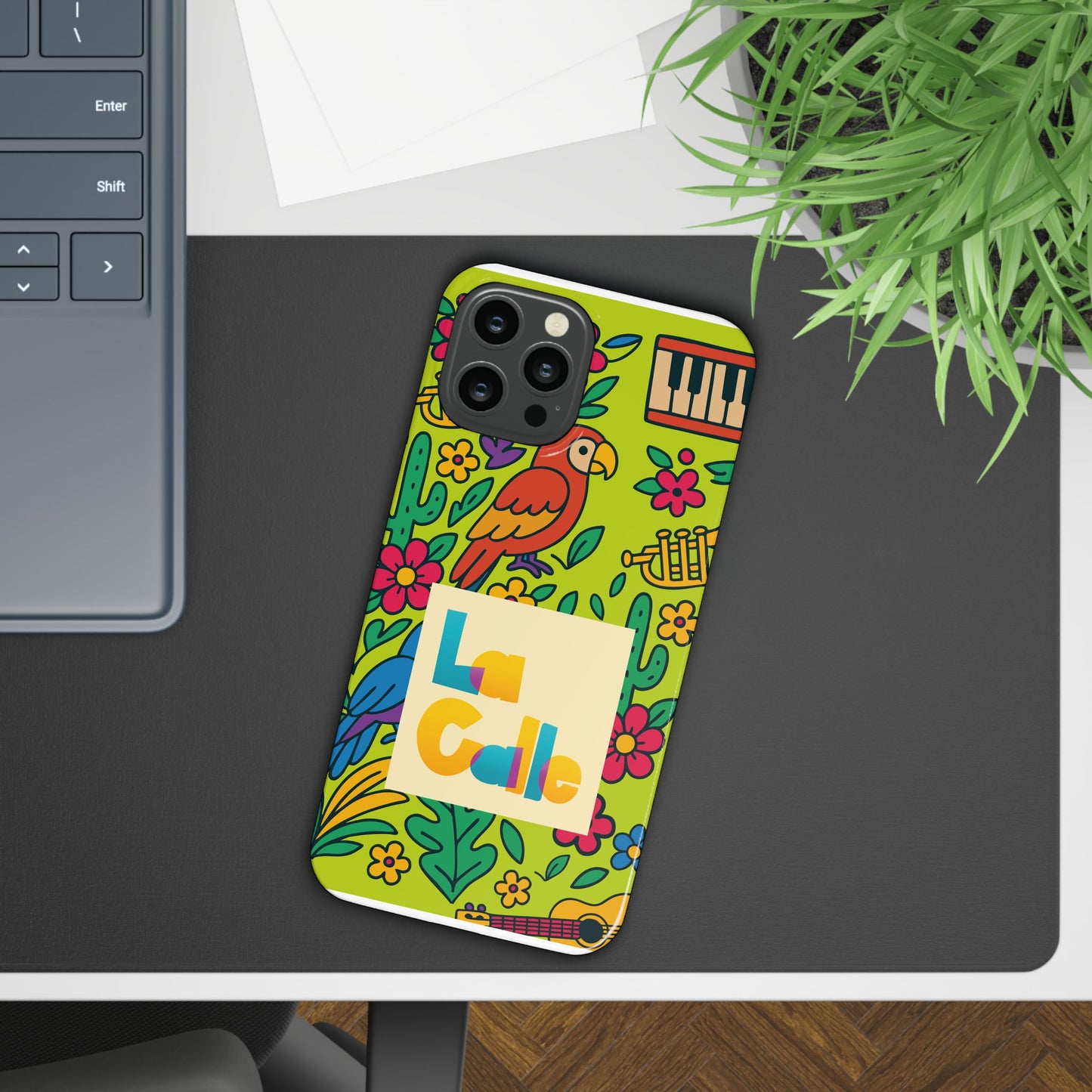 Slim Phone Case – Electric Verde by La Calle Band