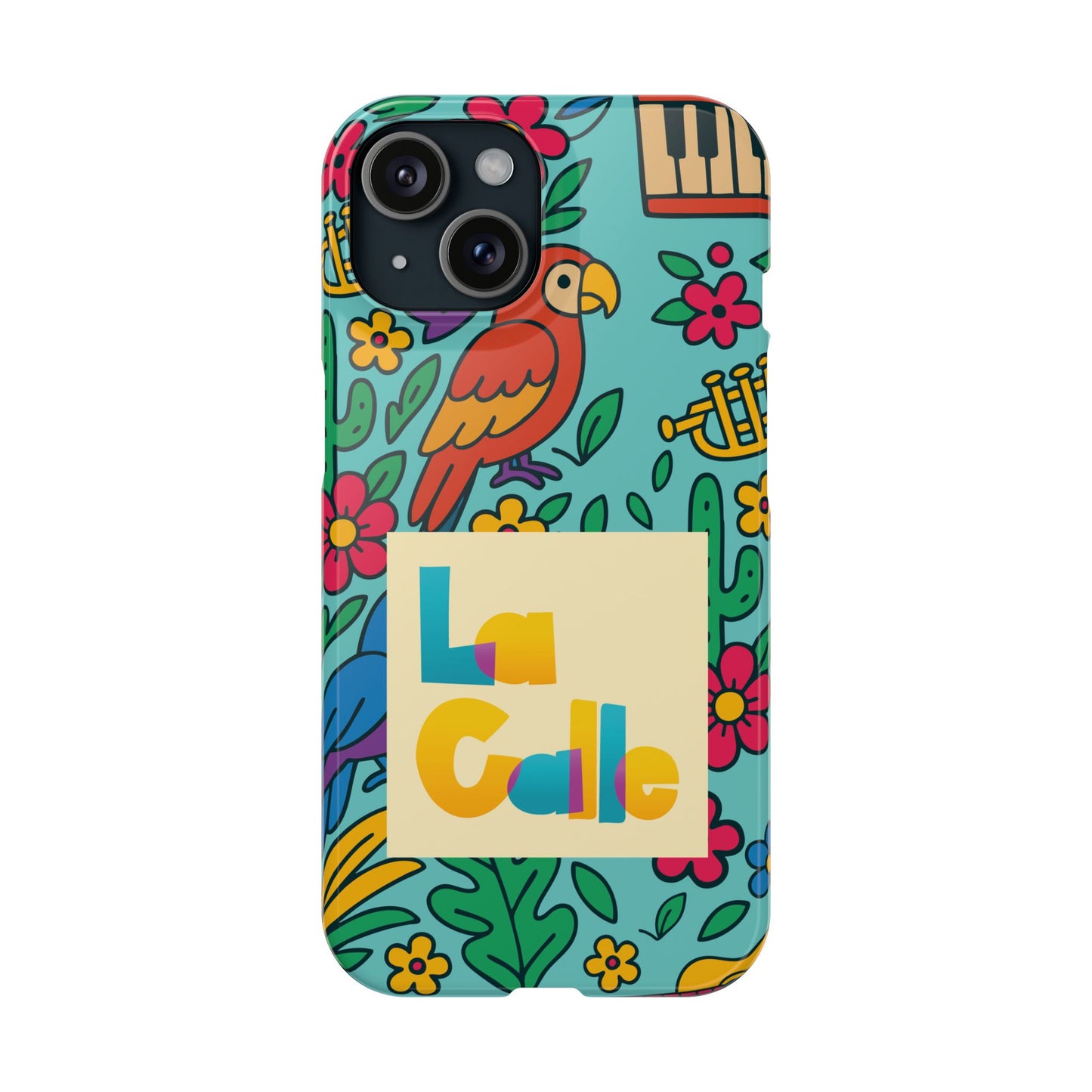 Slim Phone Case – Calle Azul by La Calle Band