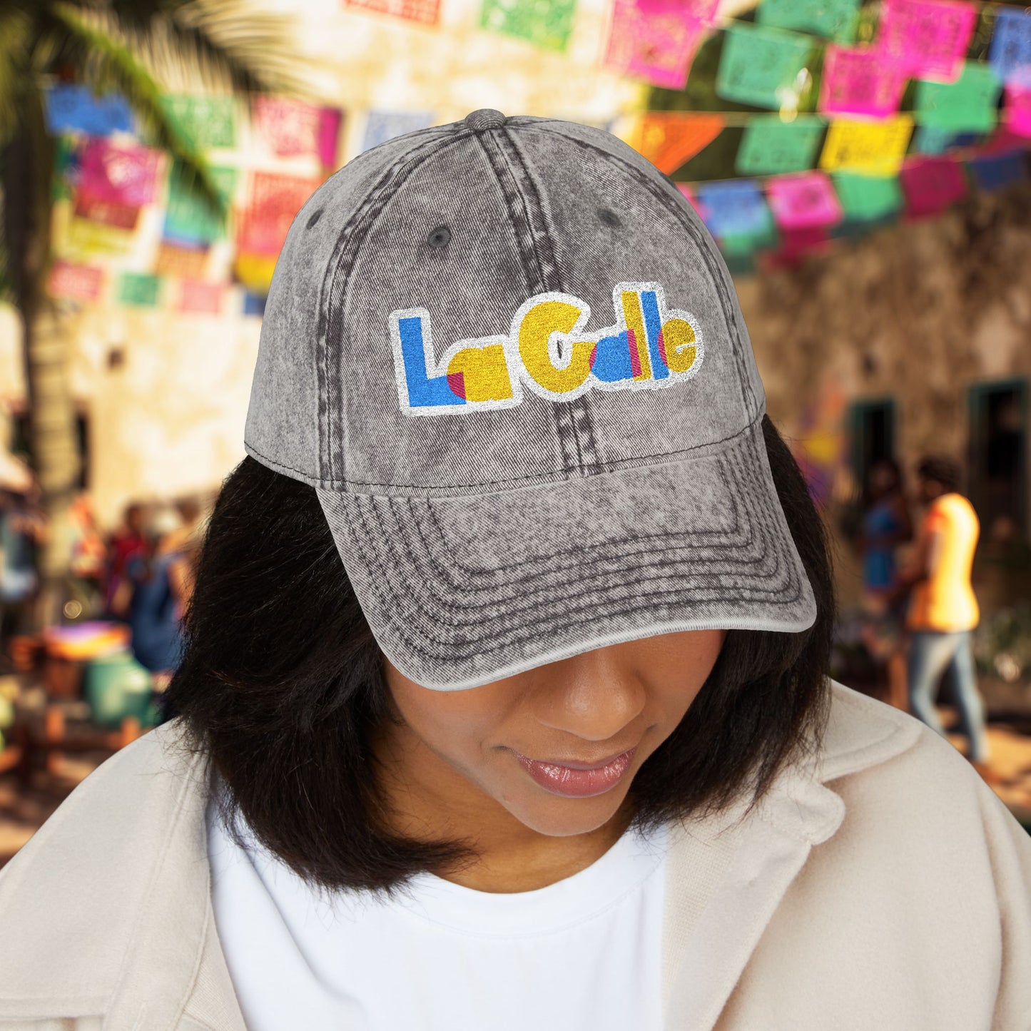 La Calle Classic Logo Vintage Cap